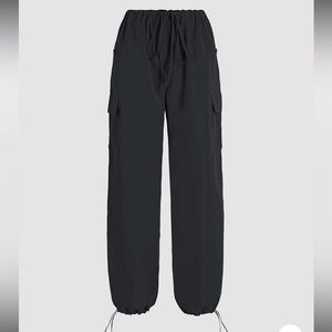Cider Black Parachute Cargo Pants